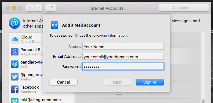 the ebst way to set up your email for mac